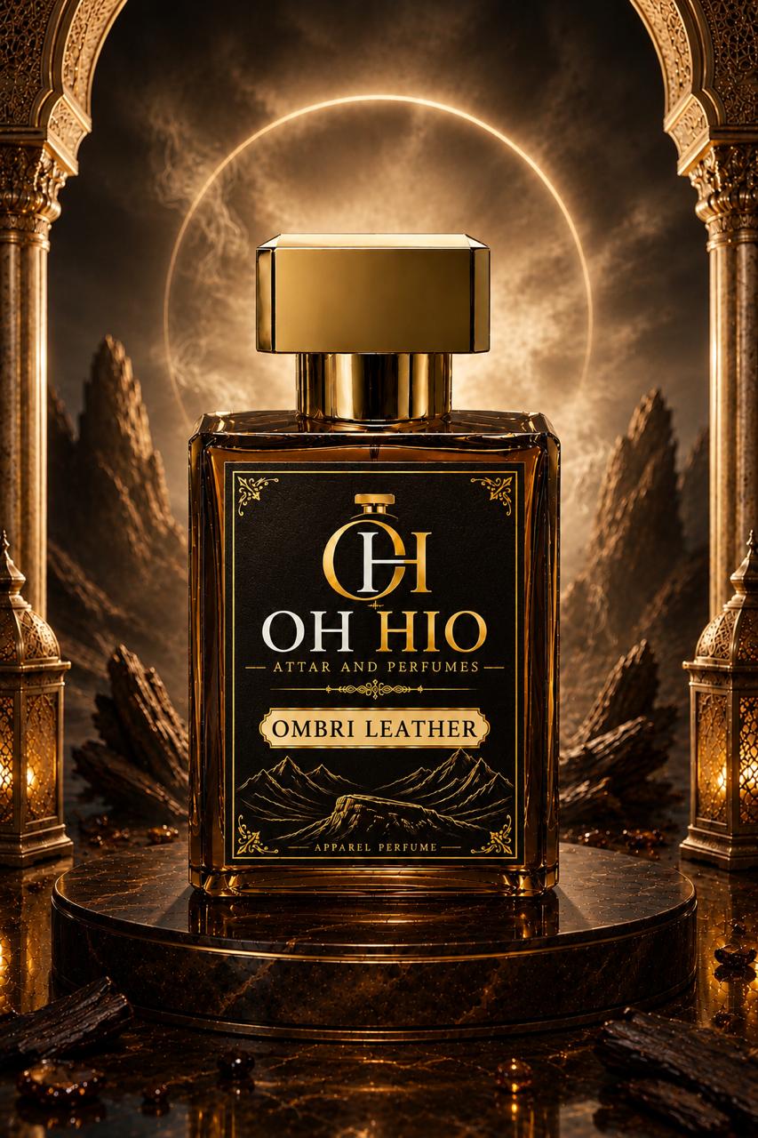 Ombri Leather bottle